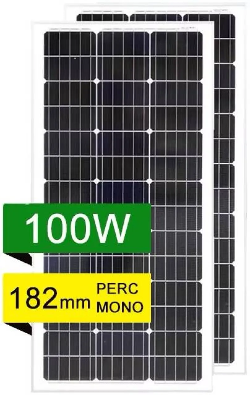 ITECHX 100W Monocrystalline Silicone Efficiency Solar Energy Solar Panel Solar Panel