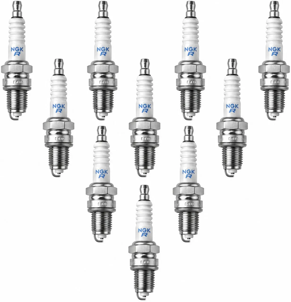 NGK BPR6ES x 10 Copper Spark Plugs