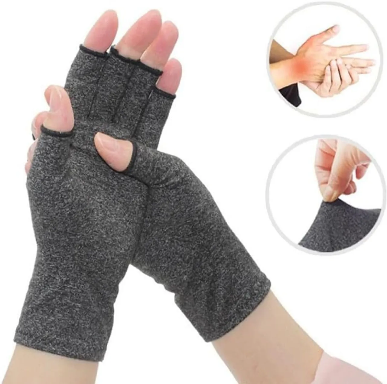 Fantasy Town Arthritis Gloves for Women and Men,Compression Arthritis Gloves, Fingerless Design, Br…