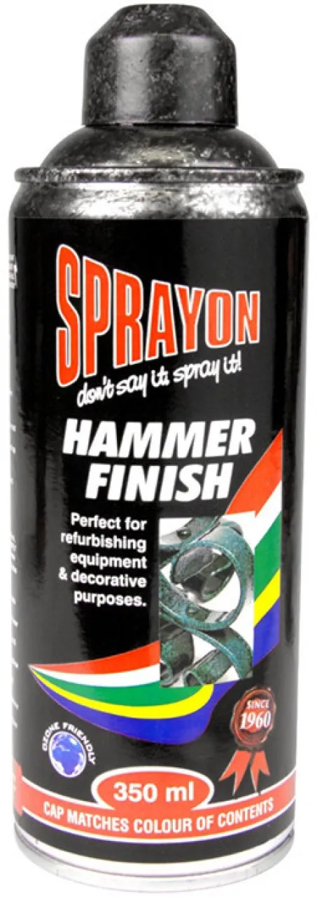 Sprayon Hammer Finish Charcoal Textured Spray Paints