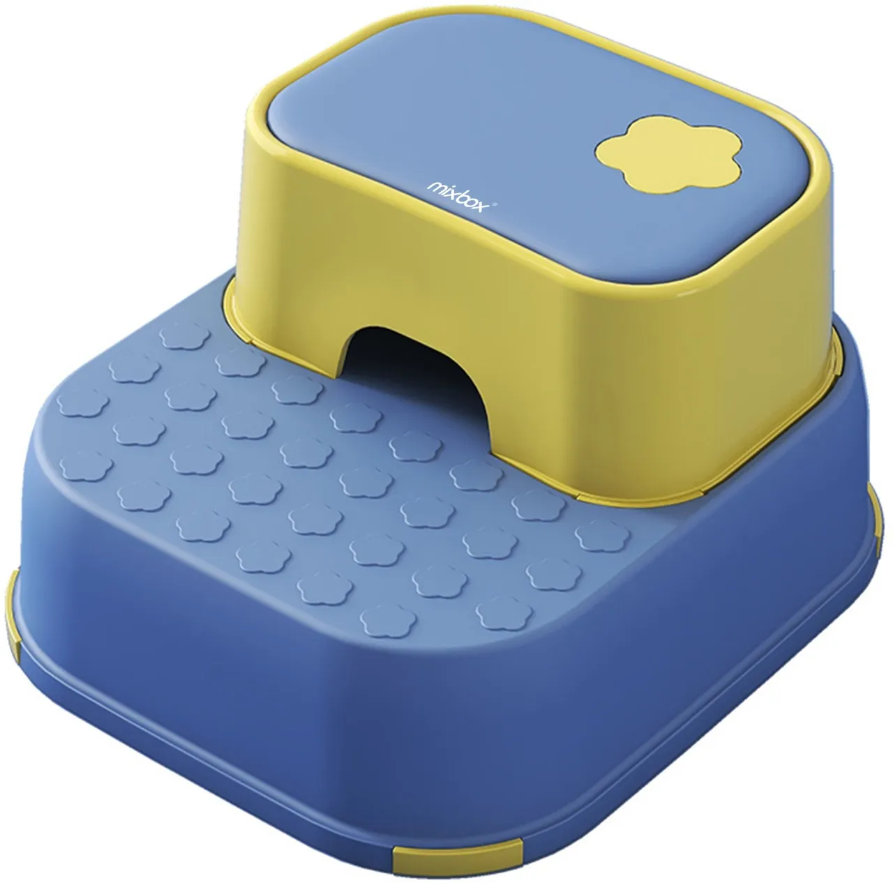 Mixbox Mix Box 2 Step Footstool Non-Slip Hand Washing Step Stool Steel Ladder