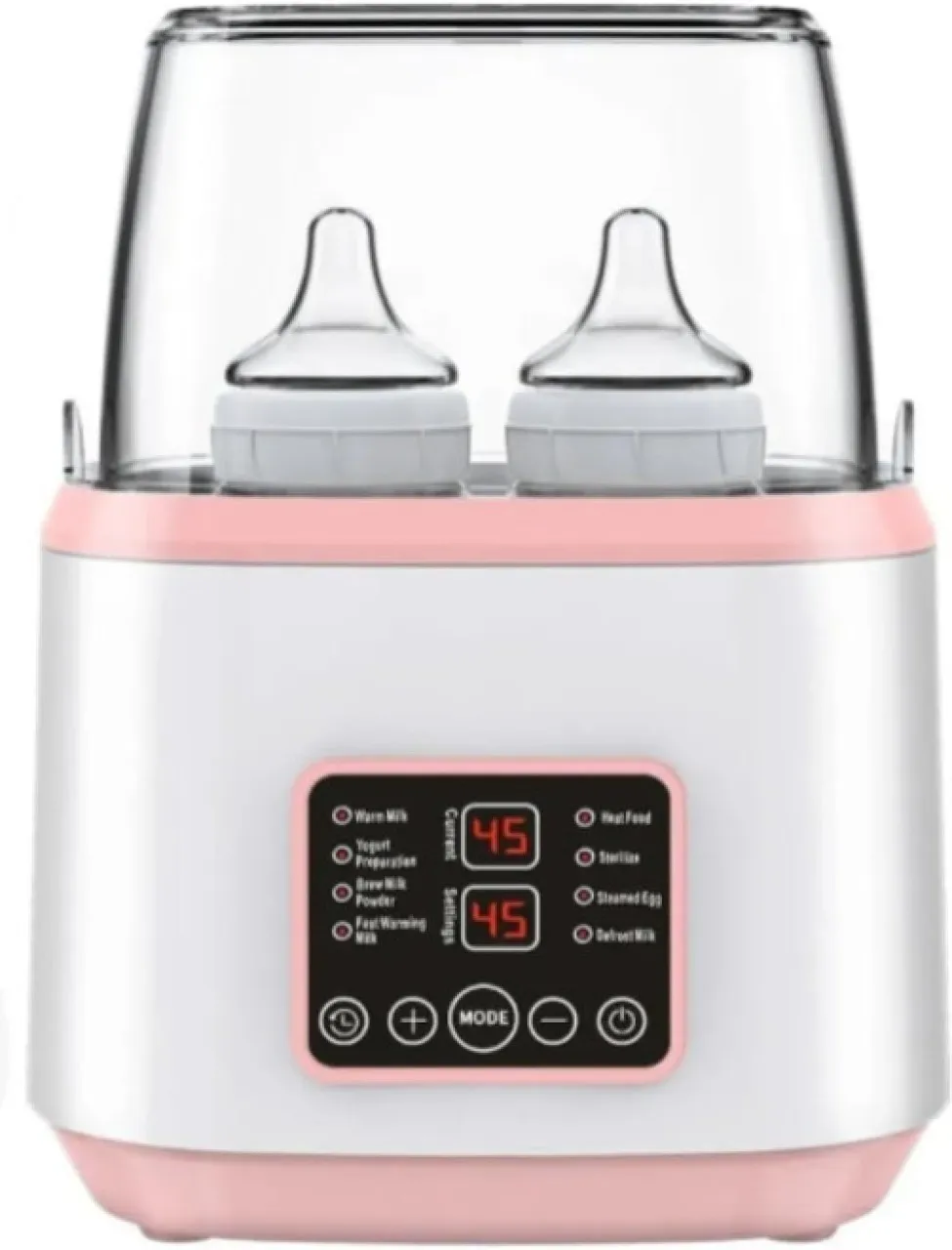 GL 8-in-1 Digital Baby Bottle Warmer & Steriliser - 4 Slots