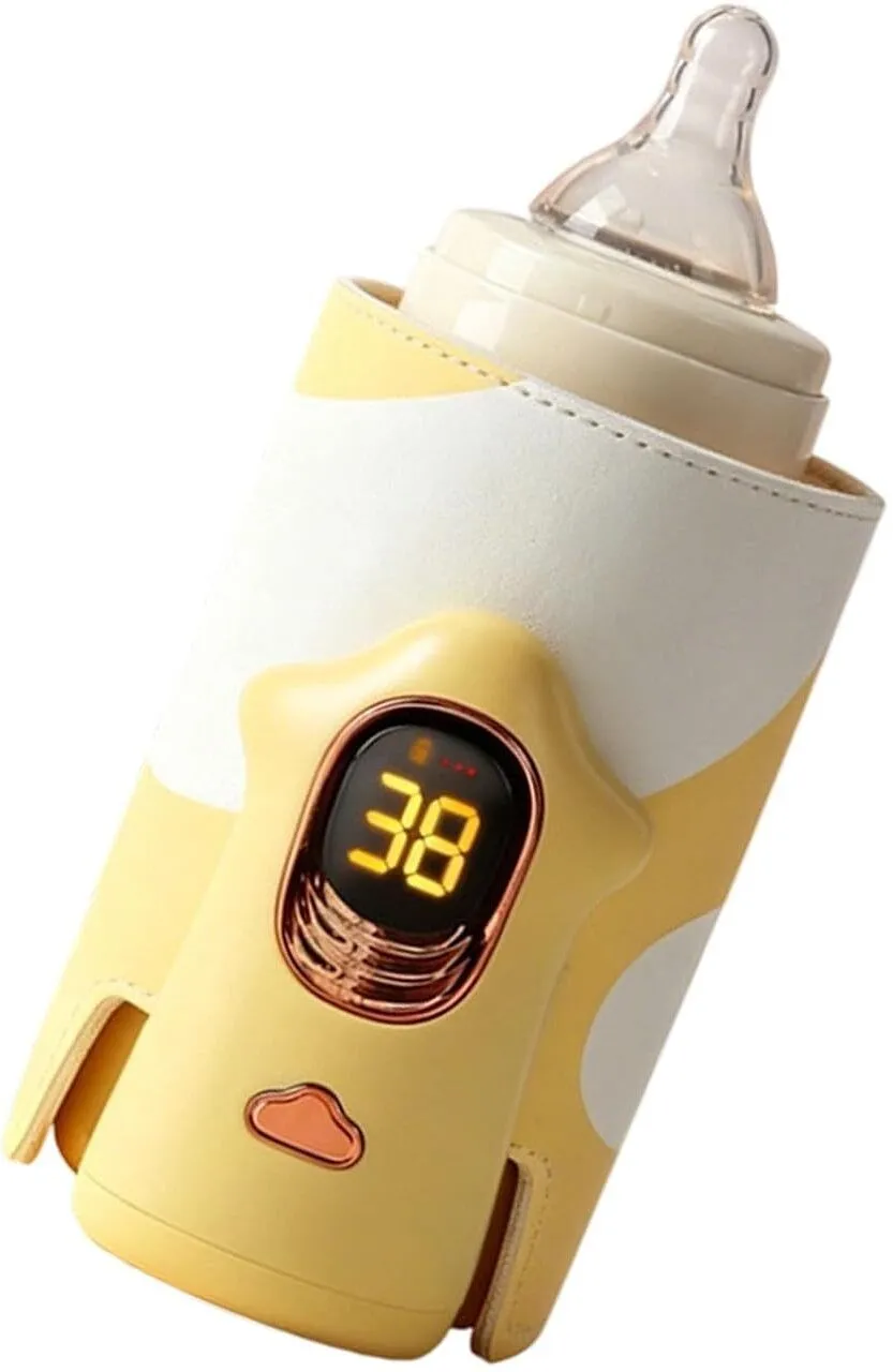 SHIJIN Electric Milk Bottle Warmer with Temperature Rapid Heating Technology for on the Go Use Conj…