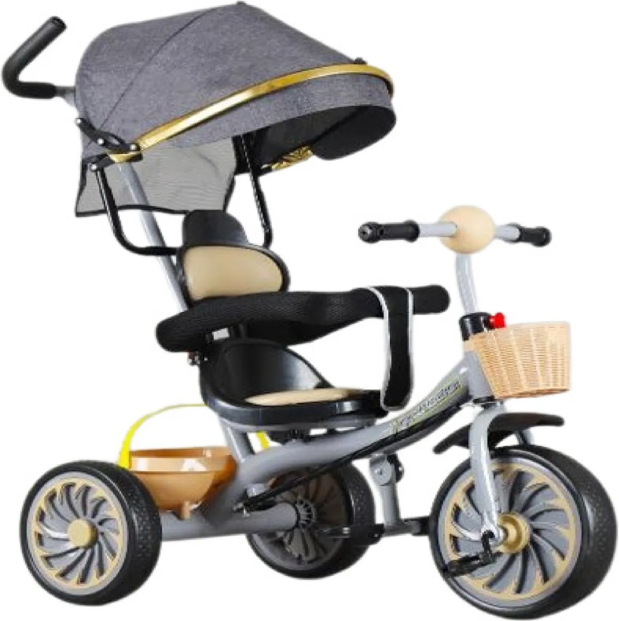 Ashcomonline 3 in 1 Kids Travel Stroller Stroller Pram