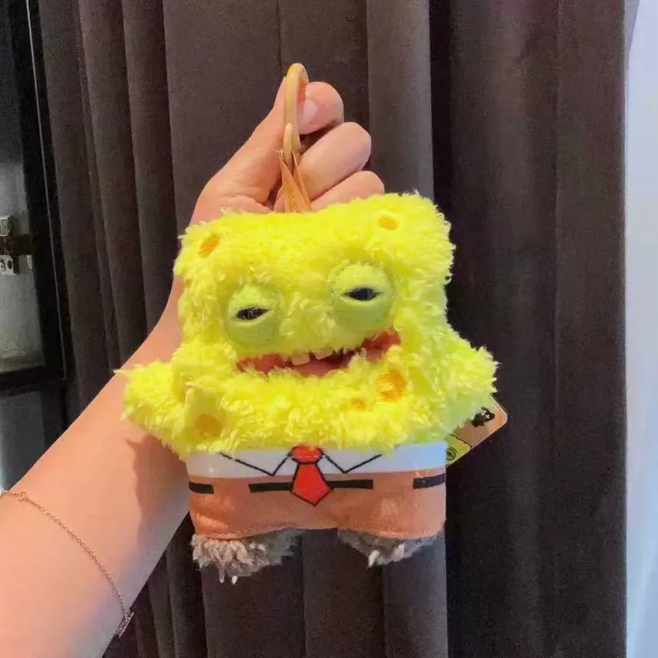 Huanix B 2026 Stock Genuine Fuggler X Squarepants Funny Ugly Monster Plush toy pillow  - Free size