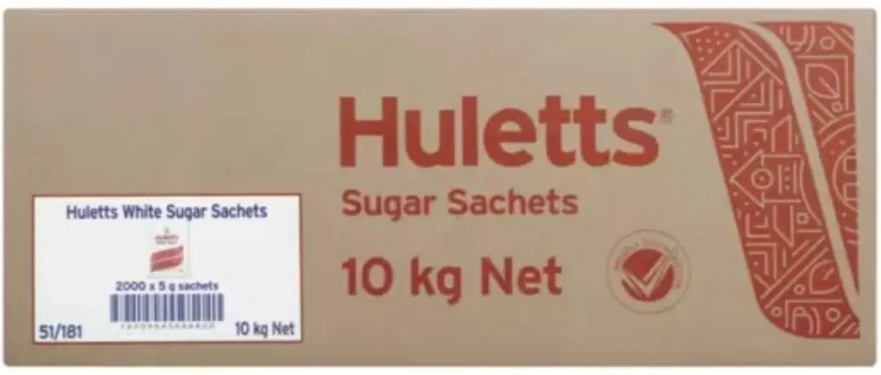 Huletts Sachets 2000 x 5g White Sugar