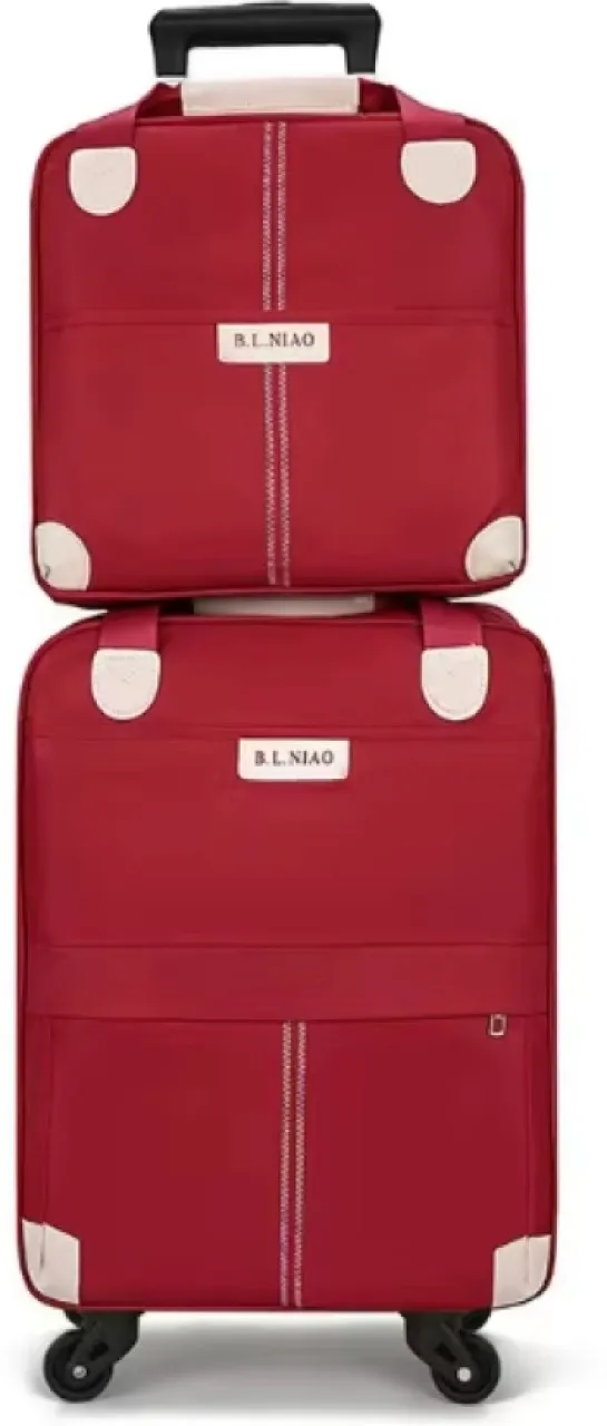 SM Carry On Luggage Set, 18"+14" Lightweight Airline Approved Carry On Suitcase with Spinner Wheels…