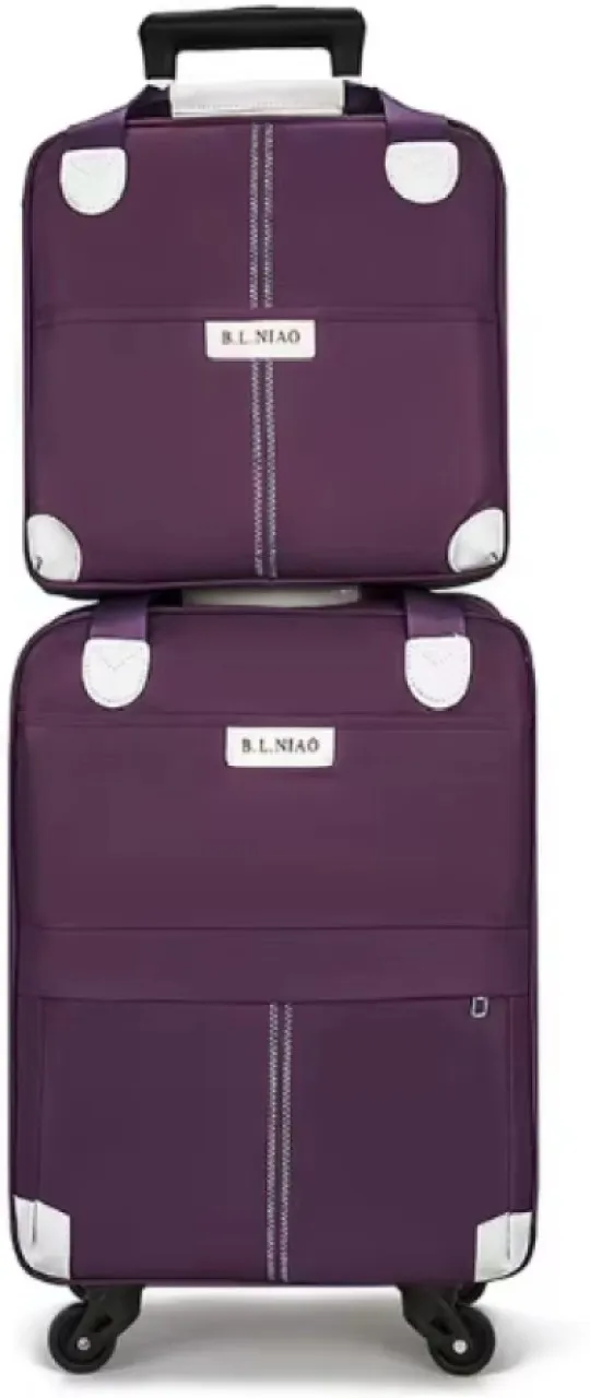 SM Carry On Luggage Set, 18"+14" Lightweight Airline Approved Carry On Suitcase with Spinner Wheels…