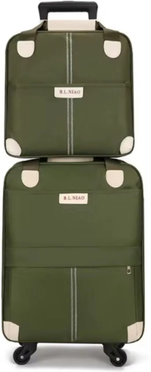 SM Carry On Luggage Set, 18"+14" Lightweight Airline Approved Carry On Suitcase with Spinner Wheels…