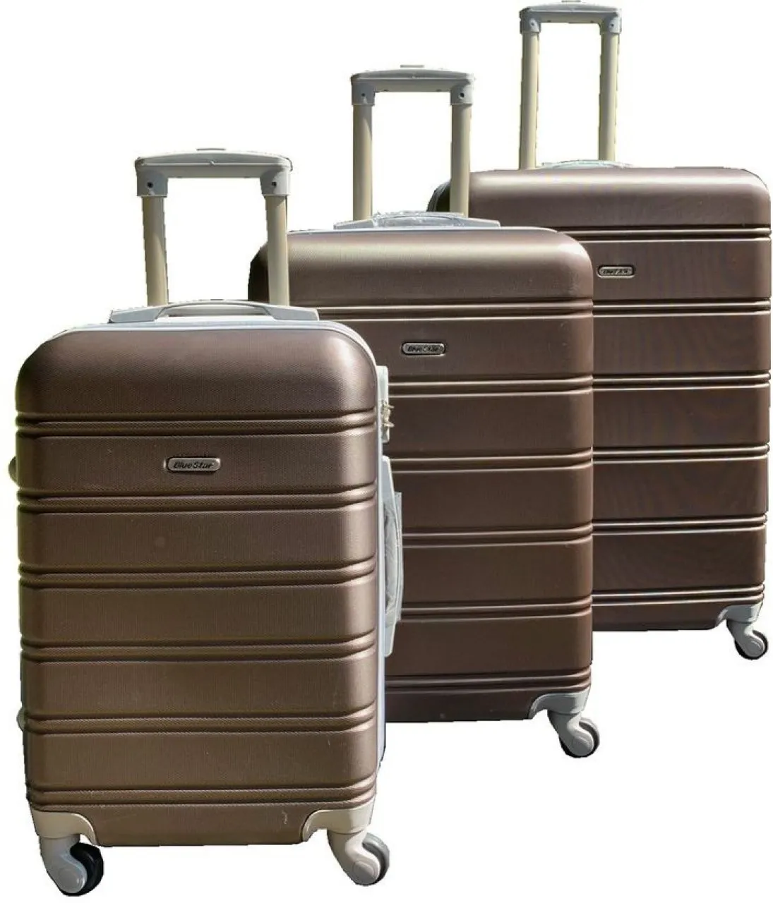 SMTE ABS Luggage Set Cabin & Check-in Set 4 Wheels - 28 inch