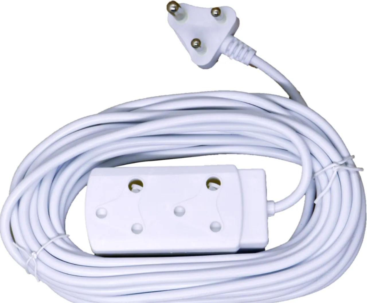 SMTE 15m Extension Cord With A Two-Way Multi-Plug Extension Lead 2  Socket Extension Boards