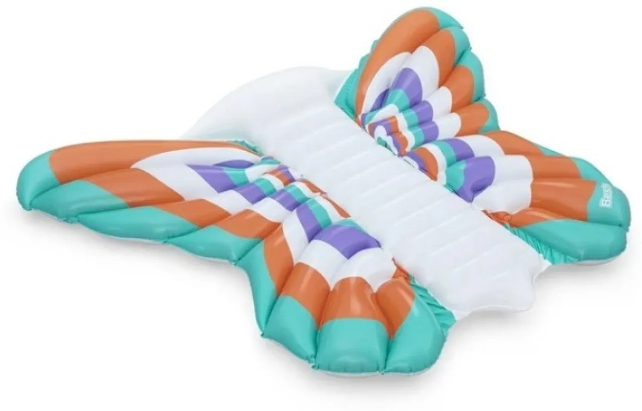 WOODLY Inflatable Relax and enjoy endless fun on the water with this oversized inflatable pool floa…