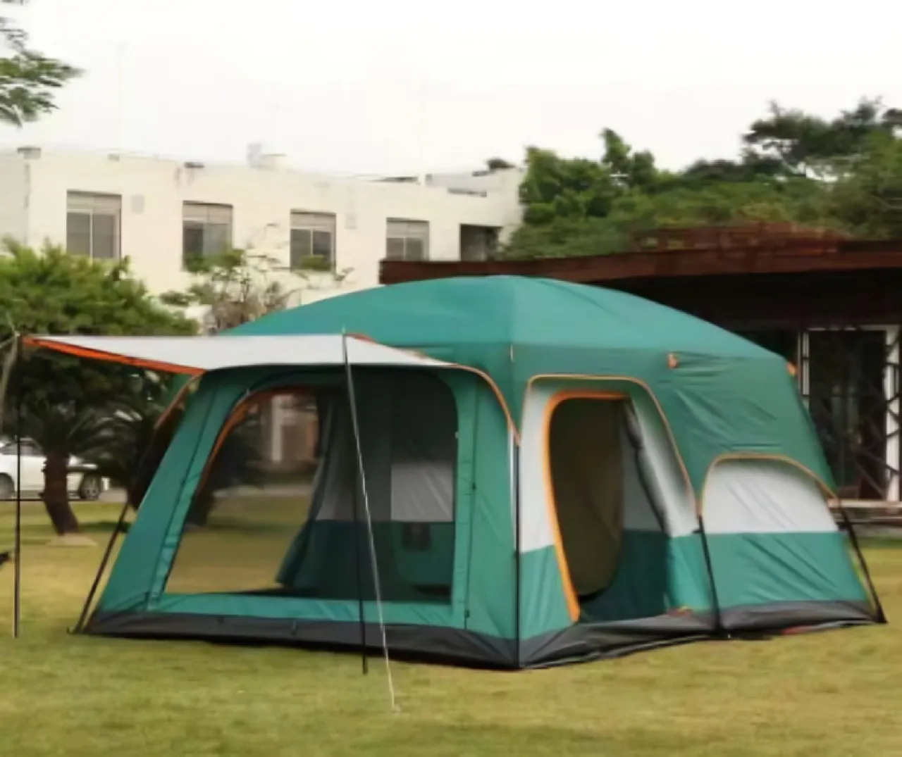 Rafiq Pop Up Tent Camping 5+ Persons Tent - For Outdoor use, Camping (Green) Camping Tent