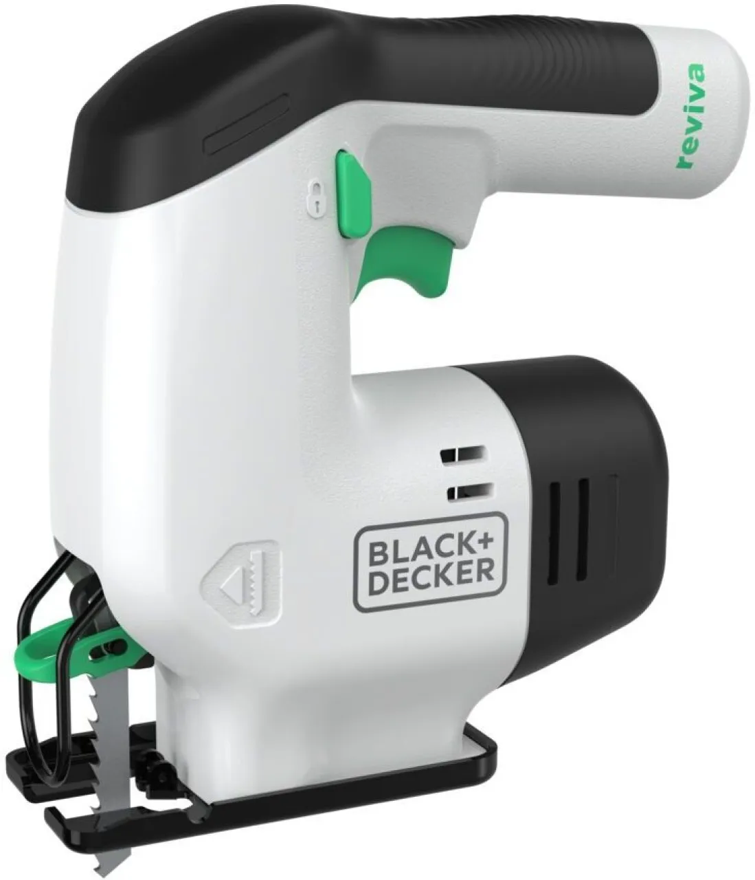 Black & Decker Reviva 12V Cordless Jigsaw | REVJ12C-QW Handheld Tile Cutter