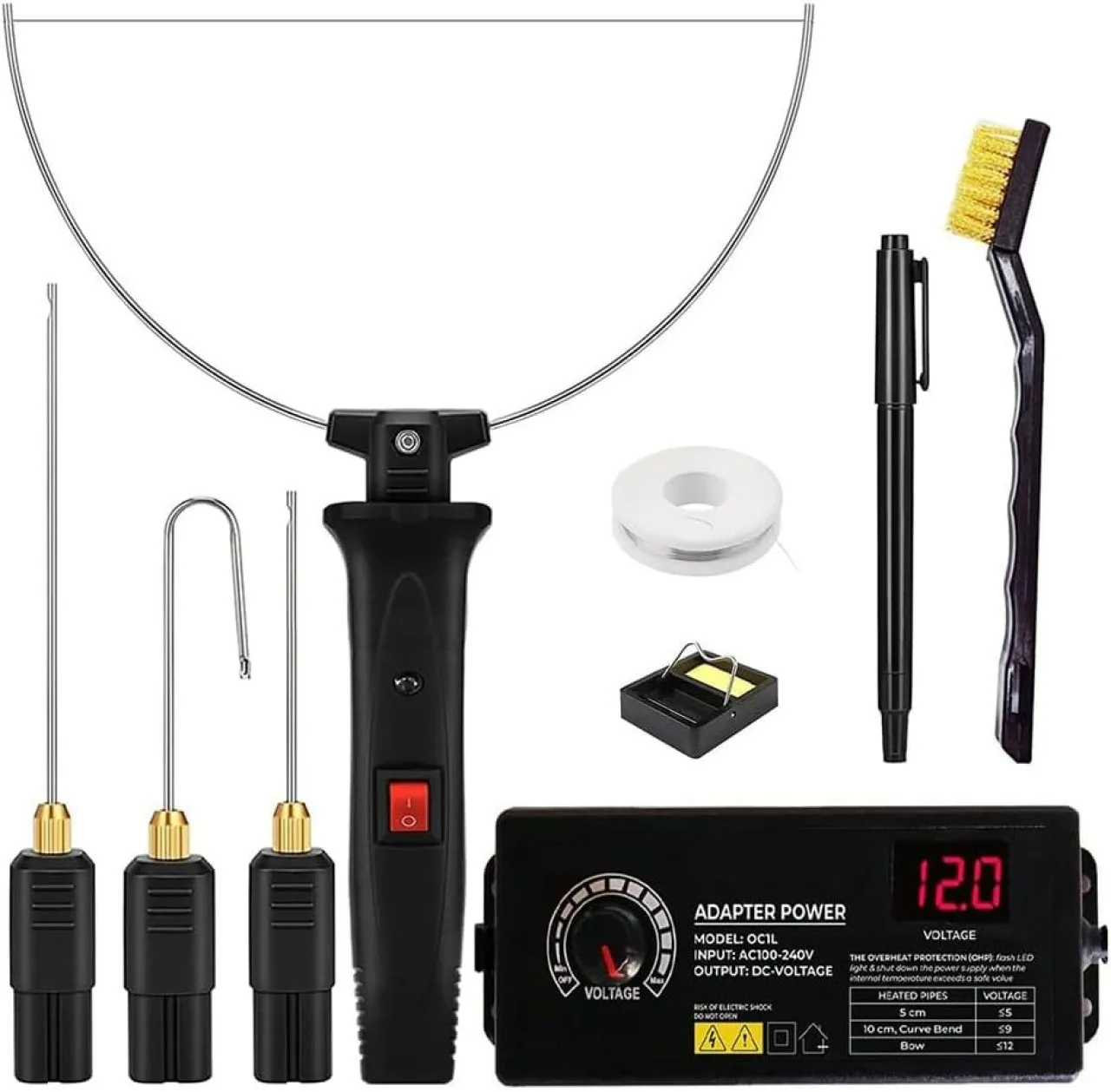 Zuosheng Hot Wire Foam Cutter Kit 4 in 1 Foam Cutting Set with Electric Carving Tool and Transforme…