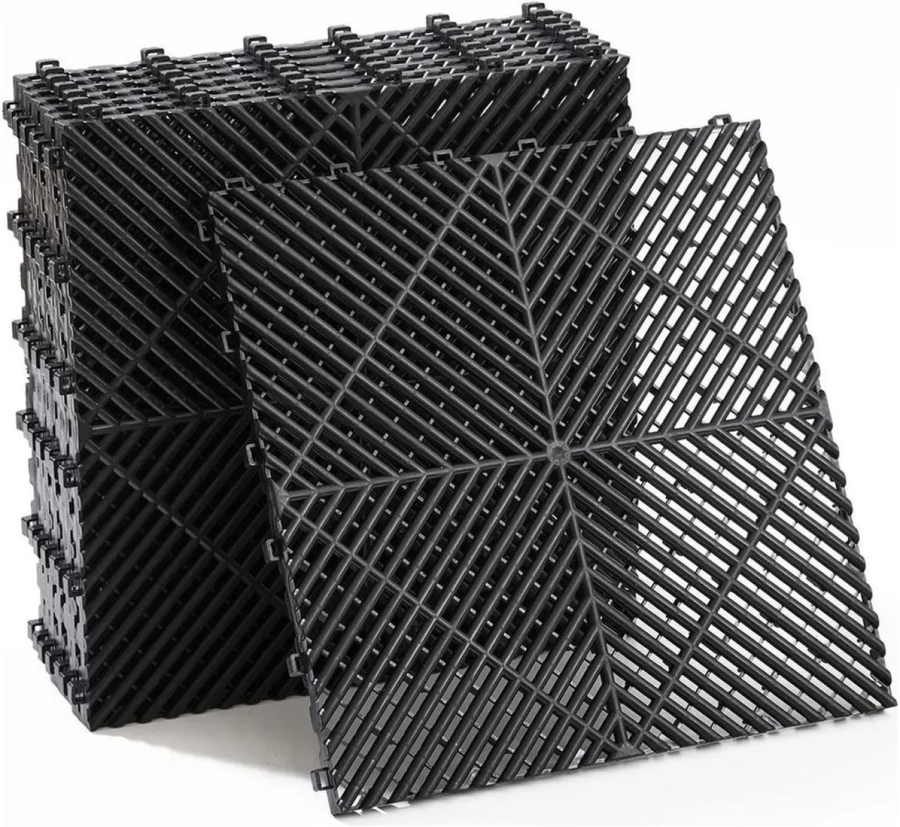 Chenshia Interlocking Garage Floor Tiles Non-slip Sh Matt Textured