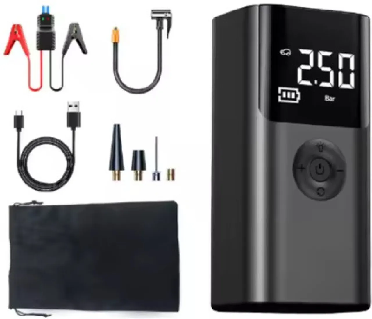 Zzztrade Ex - 12V Multi-Function Car & Motorcycle Emergency Power Starter Battery Plastic Digital T…