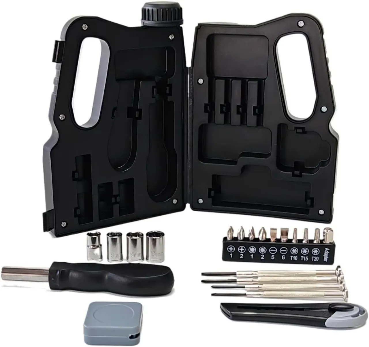 gaoshang Tool Set - 12-piece Oil Tank-shaped Portable Tool Set, Integrated Hardware Tool Kit, Suita…