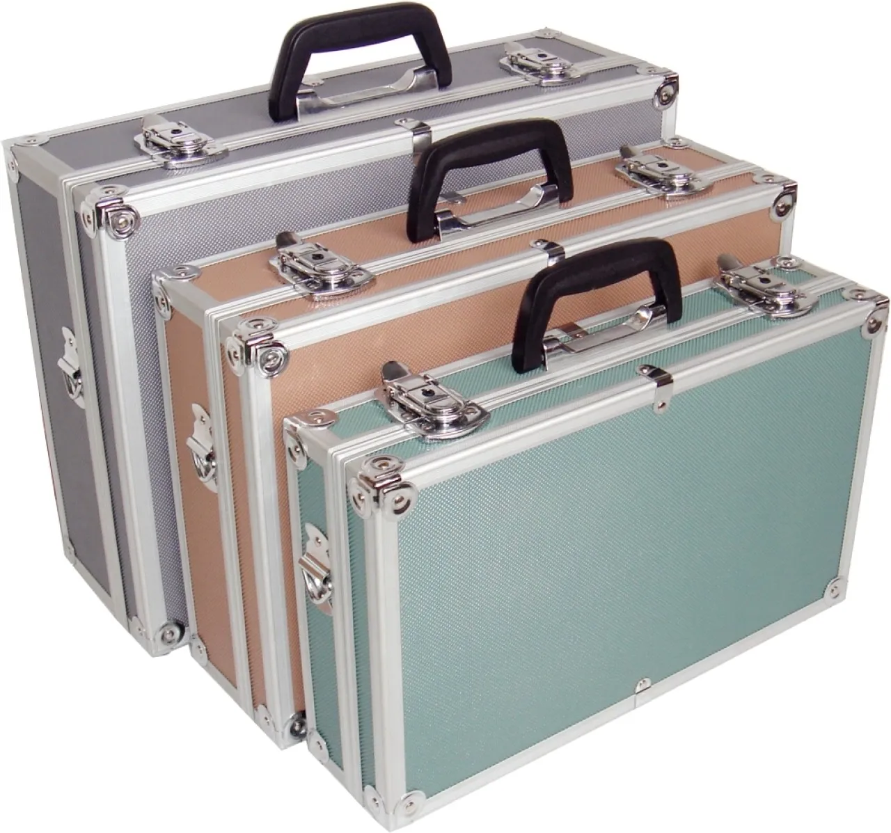 Tork Craft Aluminium Tool Case 3 In 1 Set Tool Box