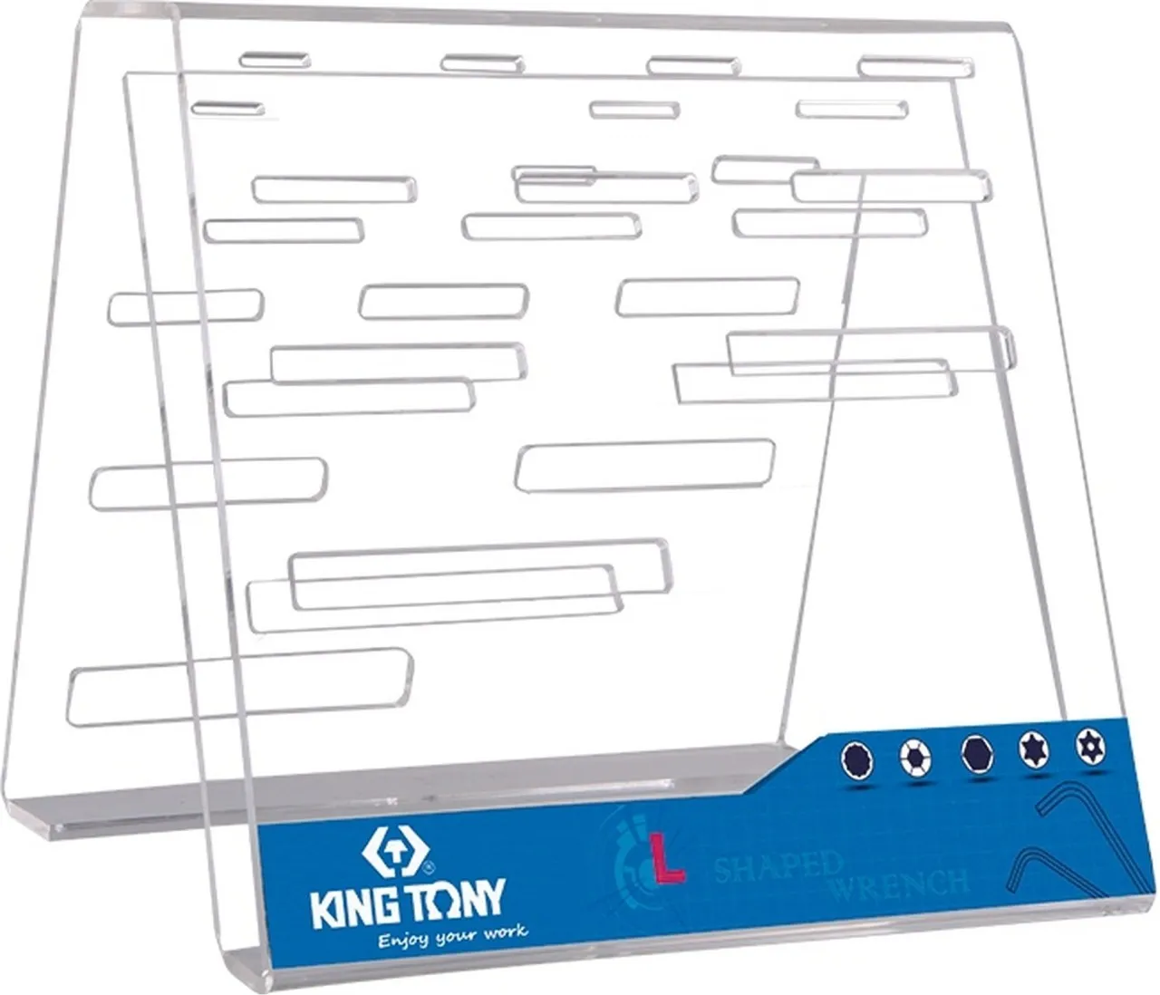 King Tony Display Shelf For L Type Hex Key Wrench 220*260*5Mm Tool Box with Tray