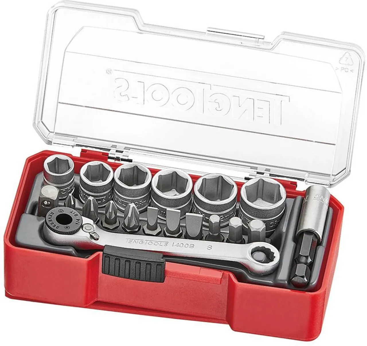 Teng Tools 19PC Socket Set in TJ case Camping & Hiking Hand Tools