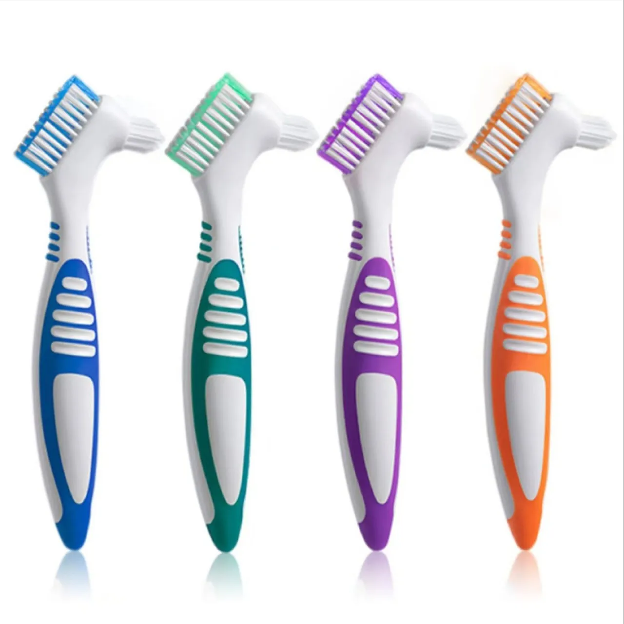 Lingfeng Dental Implant Toothbrush - Dual-Head Brush for Cleaning Dentures and Dental Prostheses - …