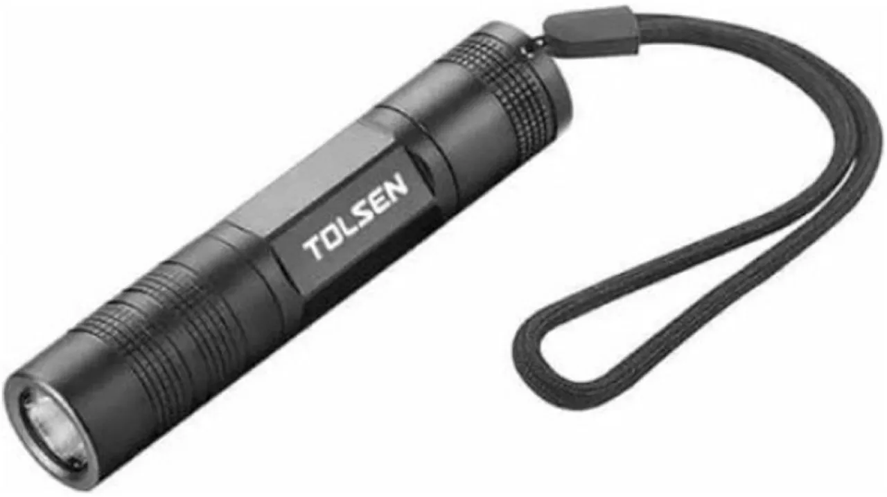Tolsen Torch AA Black LED 50 Lumens Indust. Torch