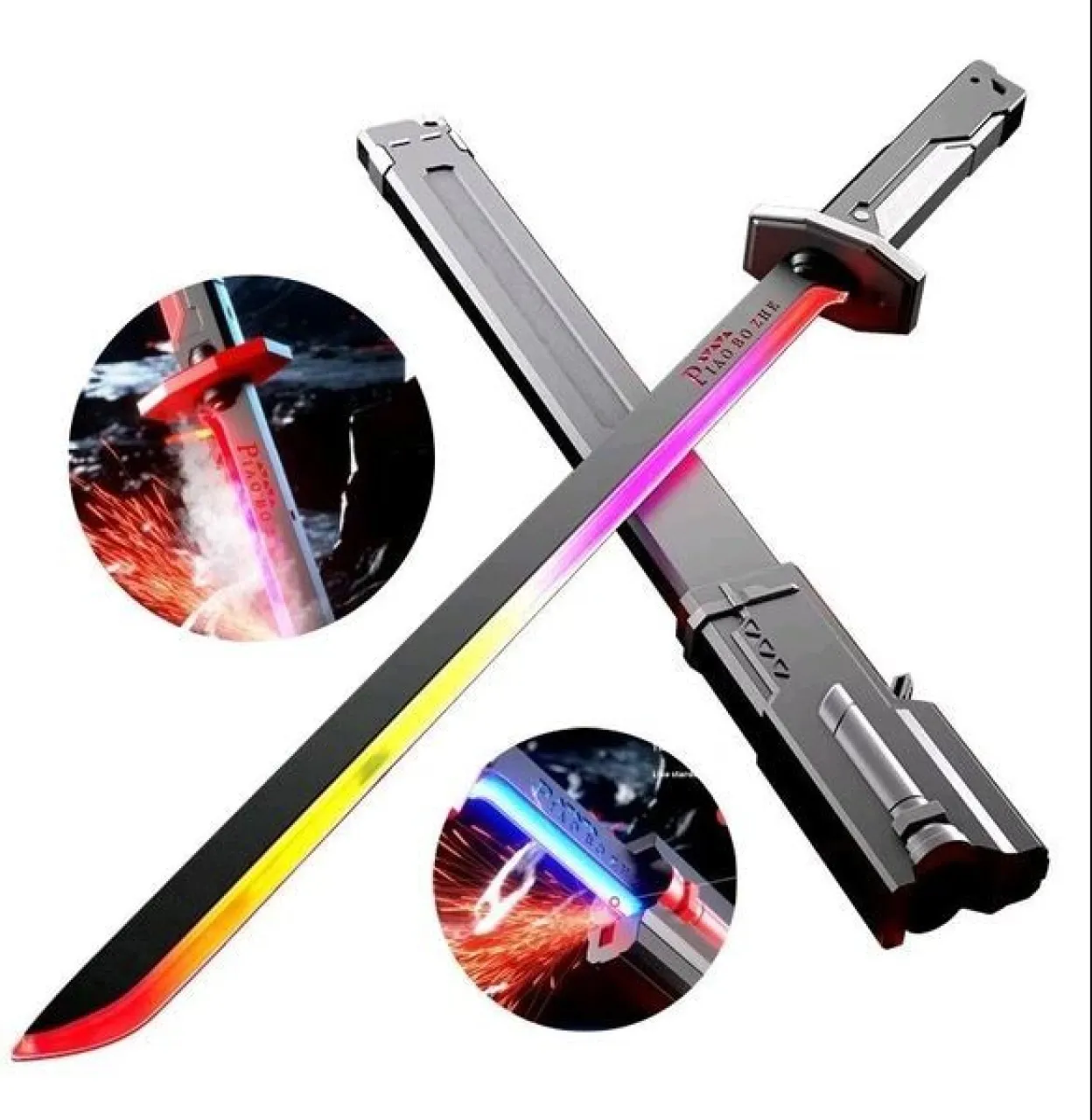 Toys Mist Cyberpunk LED Sword Maces & Swords