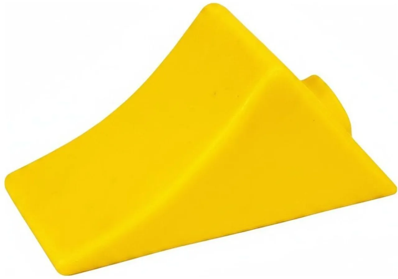 Mobi Medium Truck Wheel Chock 320x170x230mm Medium Truck Wheel Chock with Rubber Strips 320x170x230…