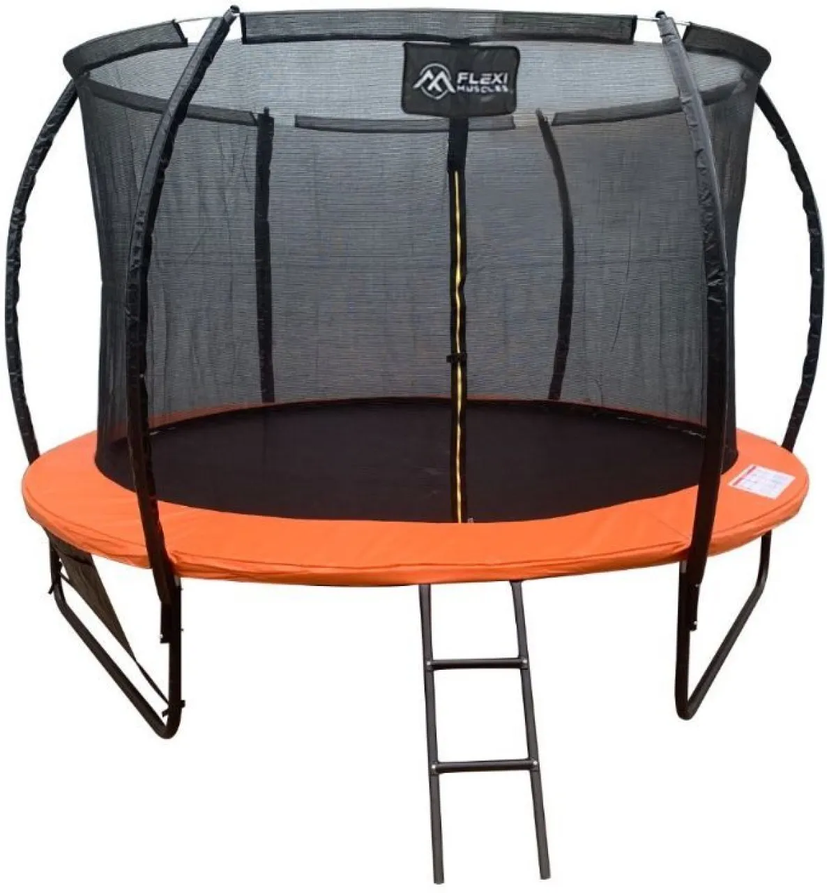 LUXY Trampoline with Enclosure Net and Curved Poles,1.83m Trampoline