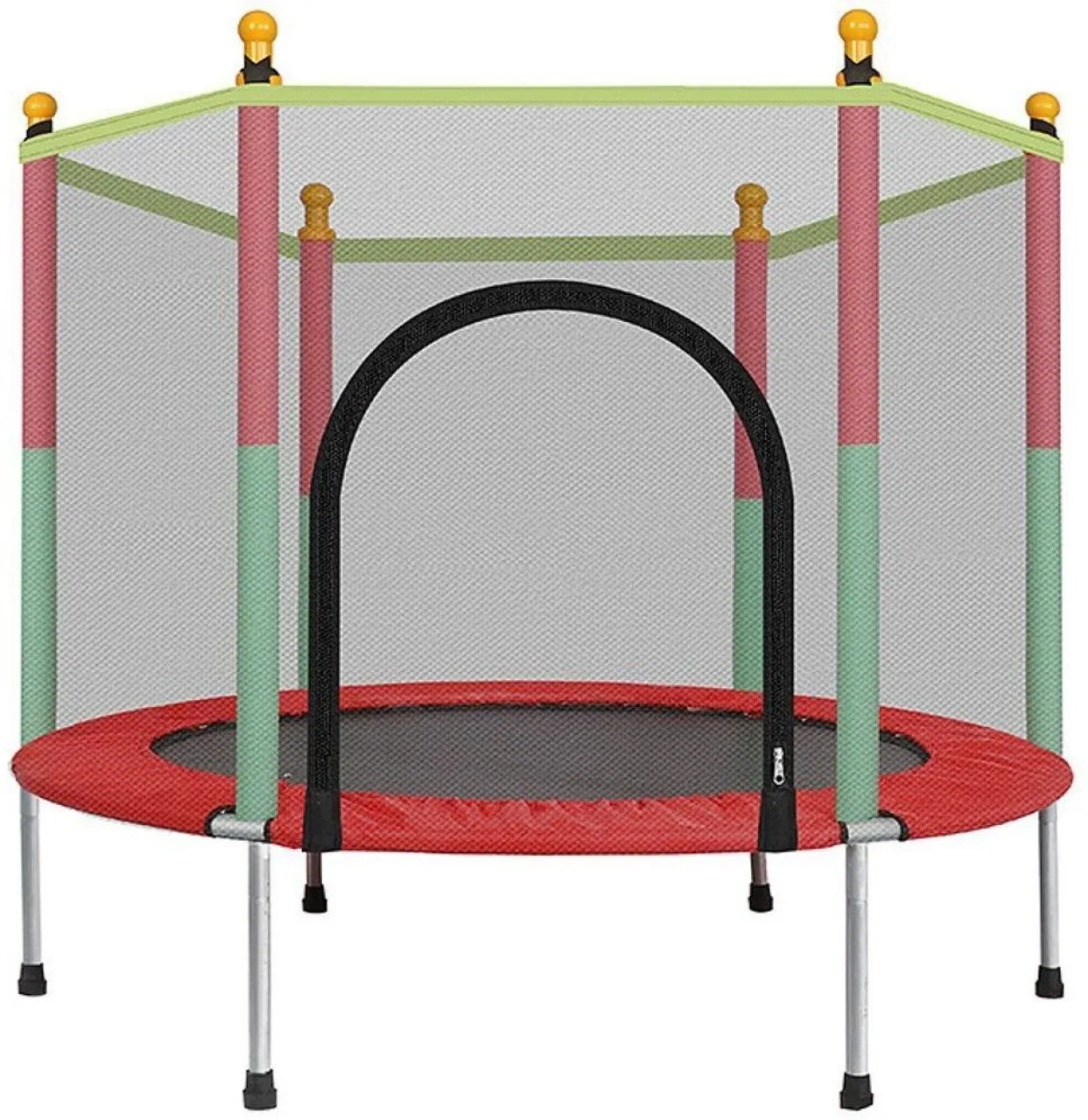 SMTE Children & Pre-Schoolers Fun Activity Mini Trampoline With 360 Safety Net Trampoline