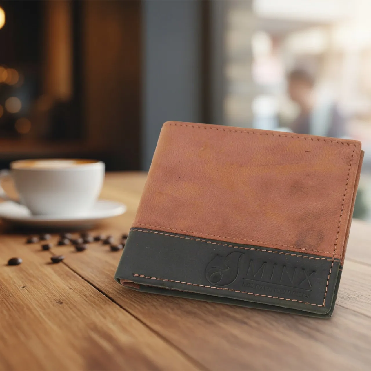 Minx Jerry Leather Men's Wallet Card Holder