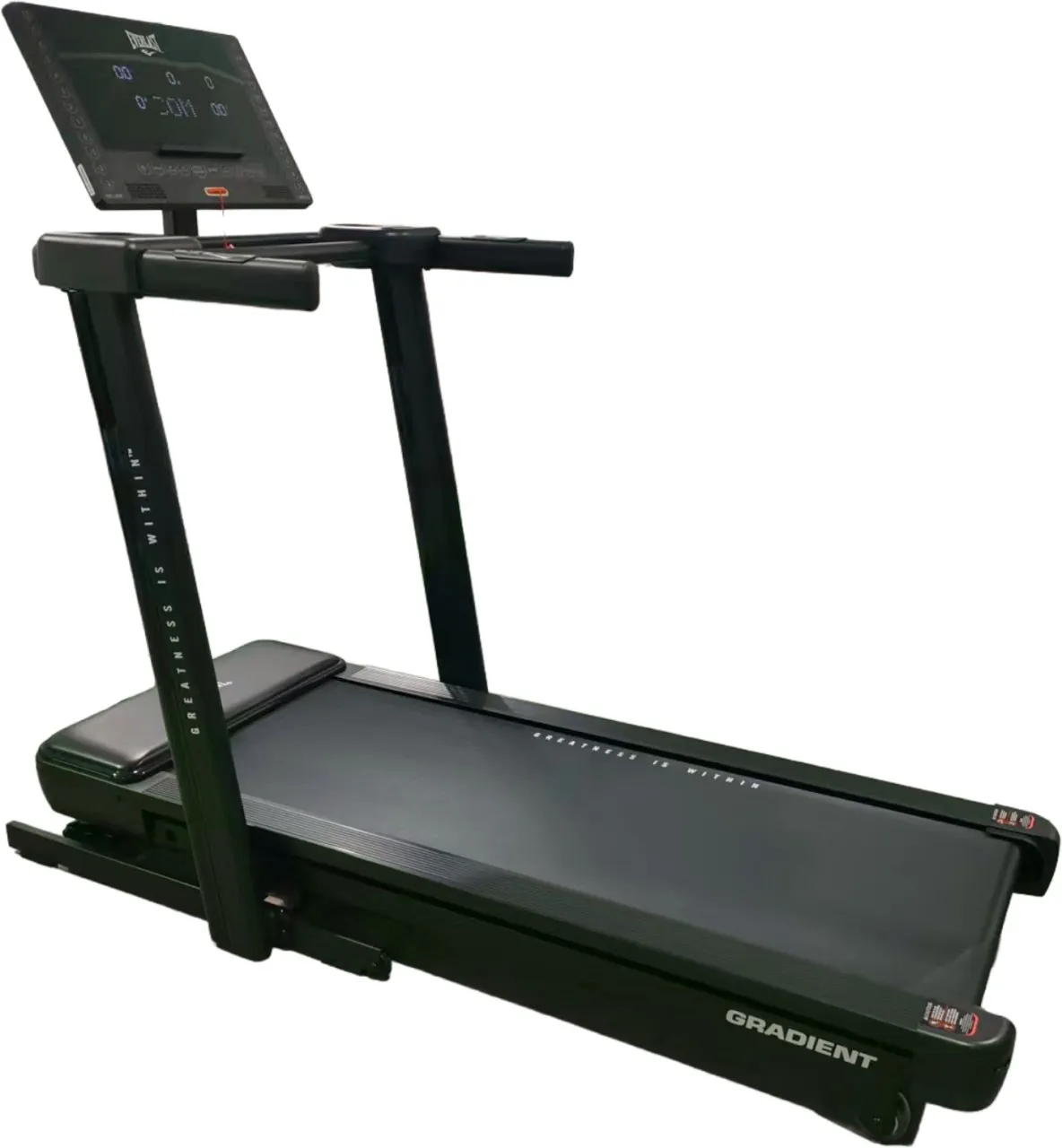 Everlast Gradient Incline & Decline with Blue Tooth and Fitness Apps Motorized Treadmill