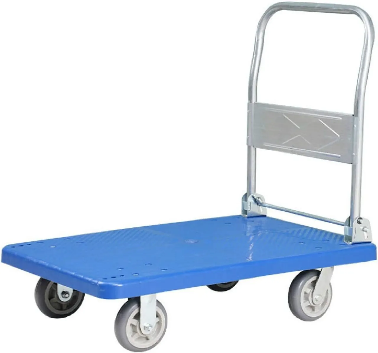 Generic Platform Truck With 360° Swivel Silent Wheels Folding Platform Truck Polypropylene Panel Pu…