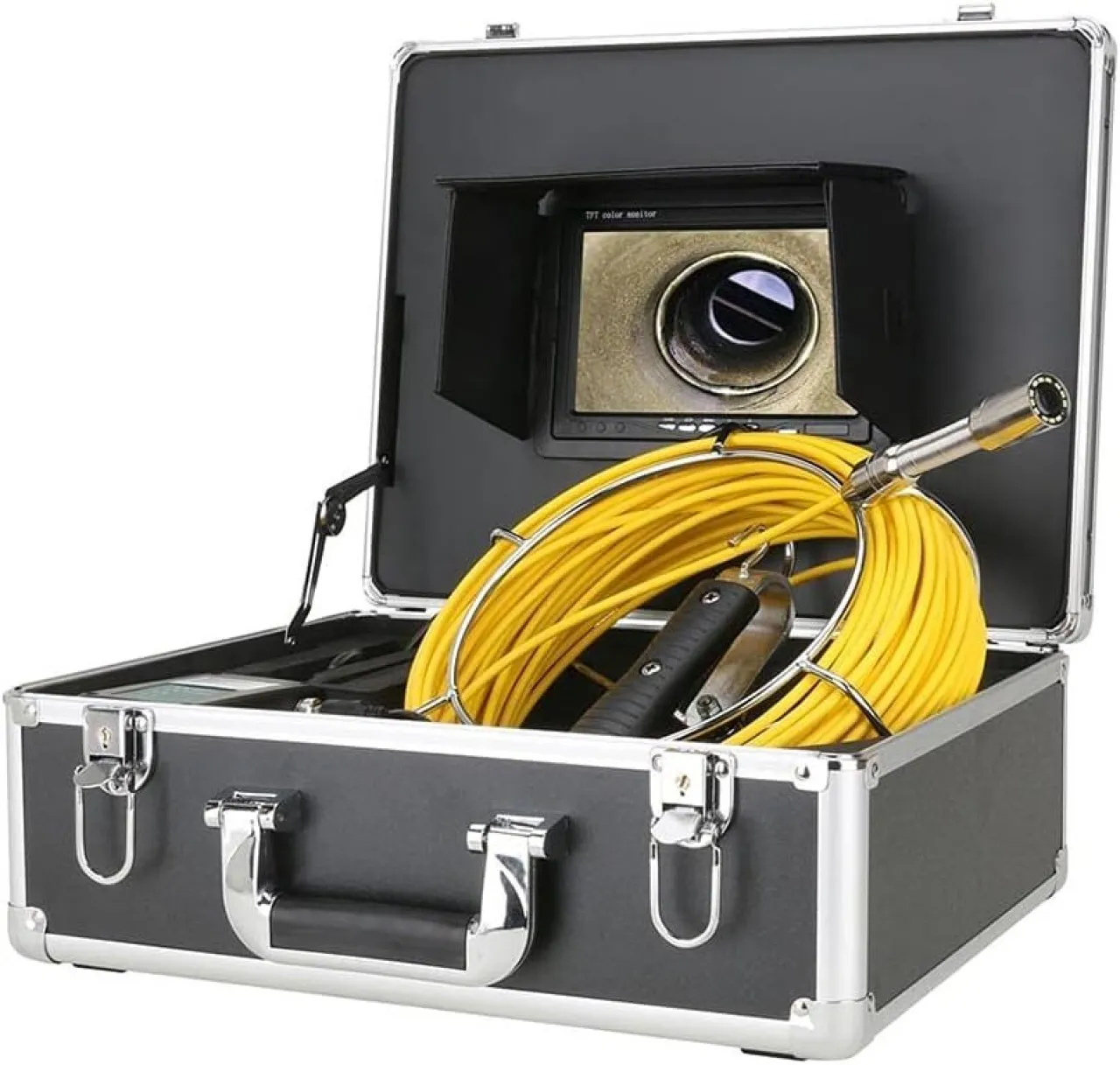 BOWENSTORE Endoscope, Sewer Camera with Locator IP68 Waterproof Pipe Inspection Camera with 512Hz S…