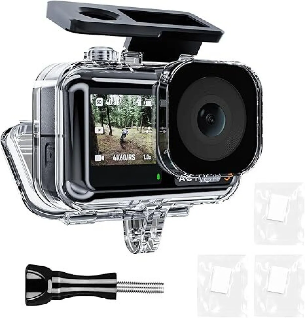 marevic Waterproof Case for DJI Action 5 Pro Action 4/3 Camera, with Anti-Fog Underwater Housing Sh…