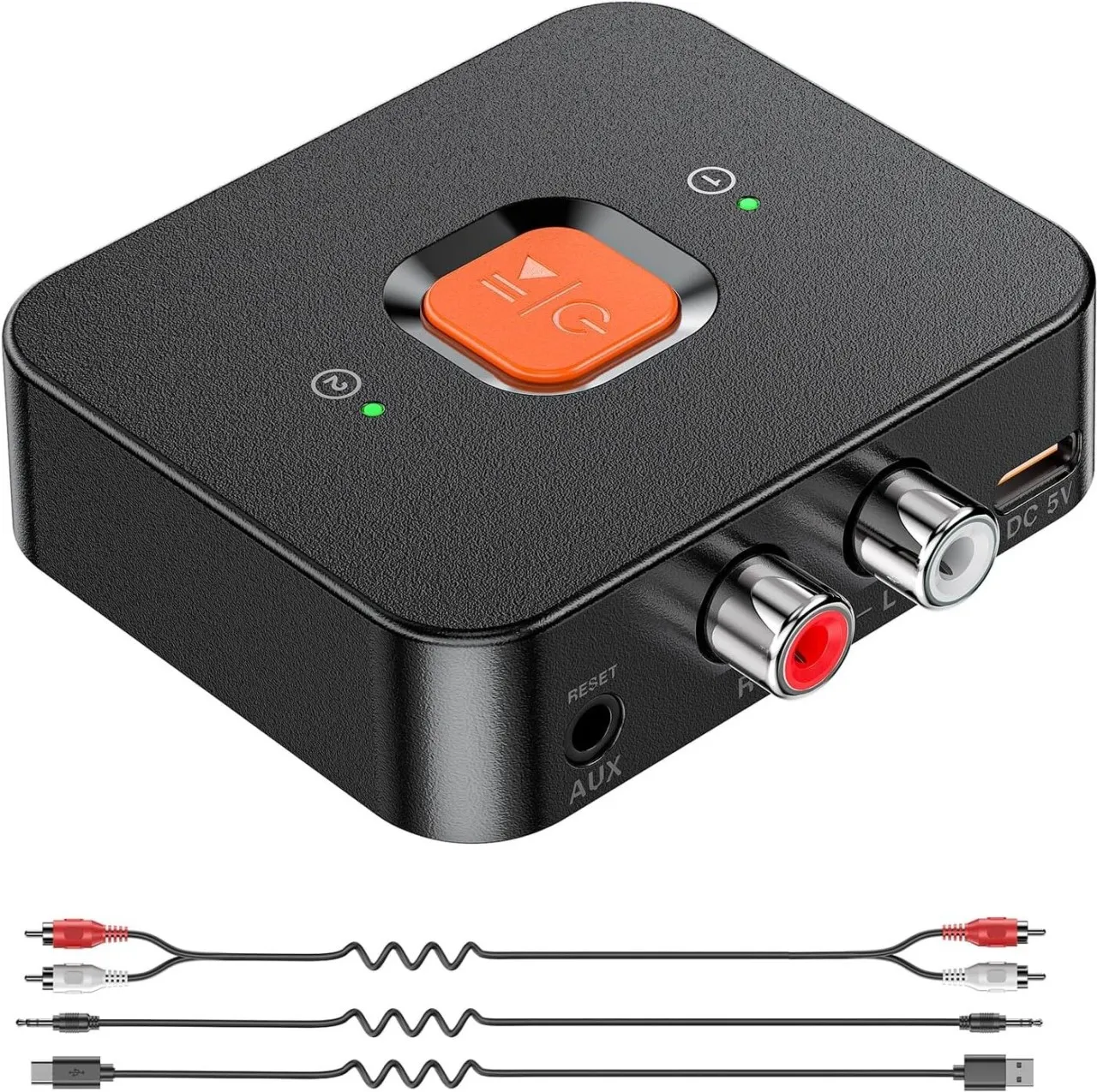 TAOJIANG Bluetooth 6.0 receiver, long-distance and low-latency audio adapter, compatible with retro…
