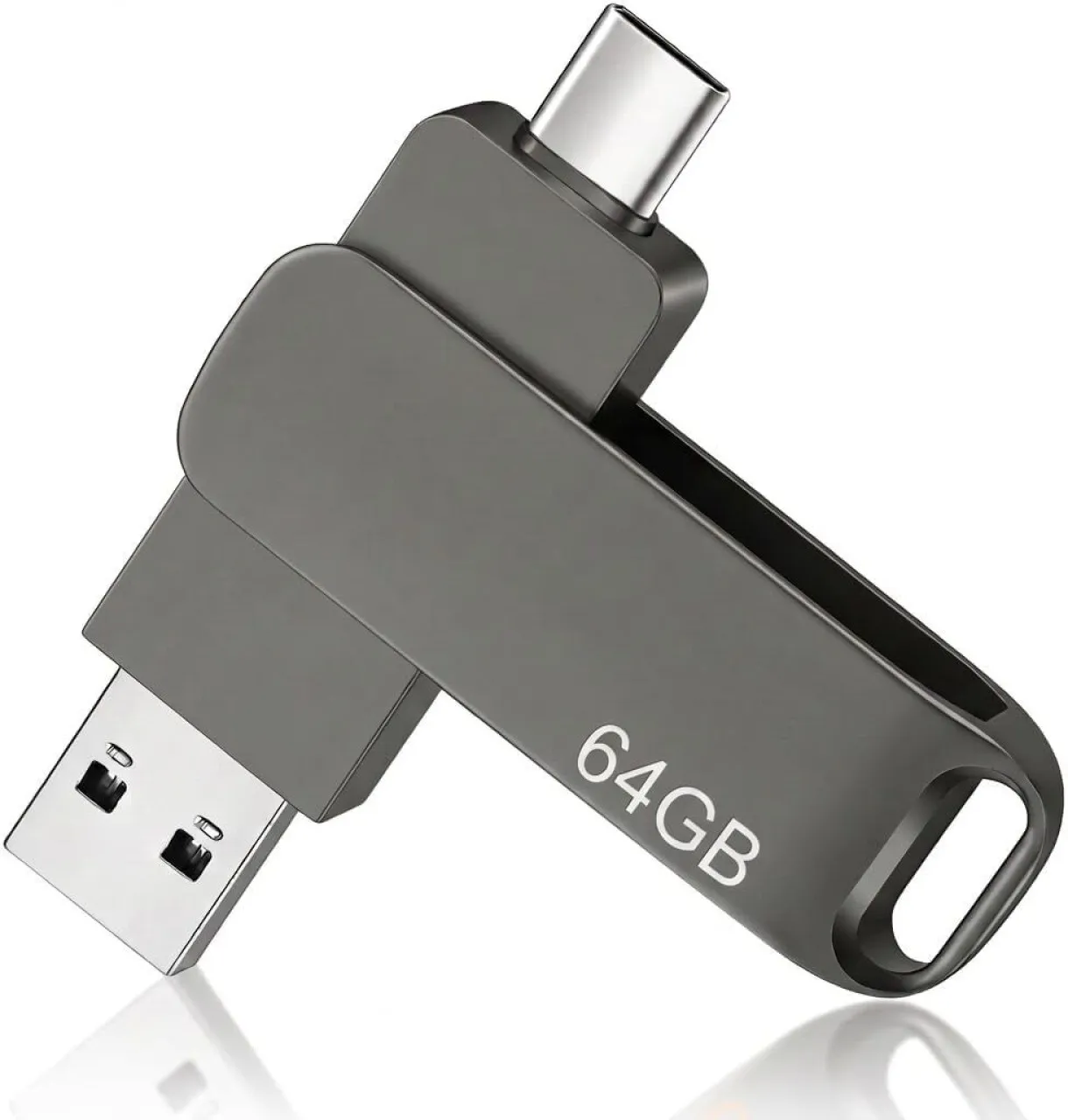 Moucles 64GB USB Memory Stick 3.1 Type-C Dual Flash Drive for PC, Tablet, , MacBook, Flash Drive Sm…