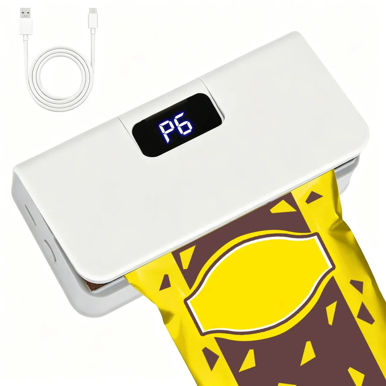 Duomi Portable Mini Bag Sealer 2 in 1 Heat Sealer and Cutter, USB Rechargeable Handheld Plastic Bag…