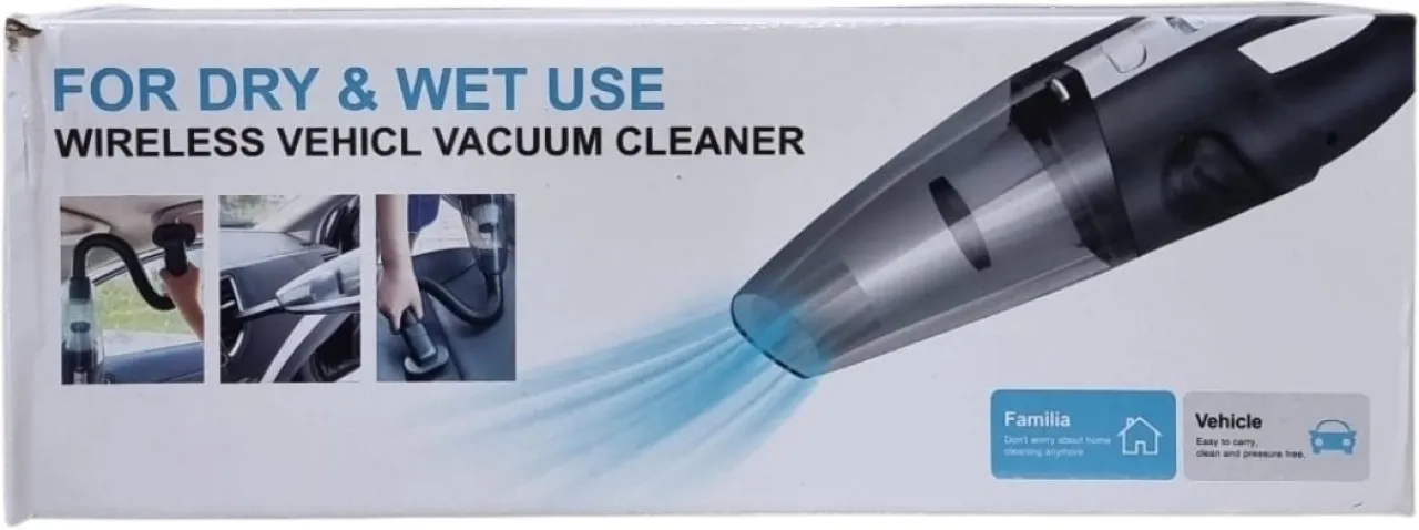 Generic Wireless Wet and Dry Vehicle Mini Vacuum Cleaner Car Vacuum Cleaner
