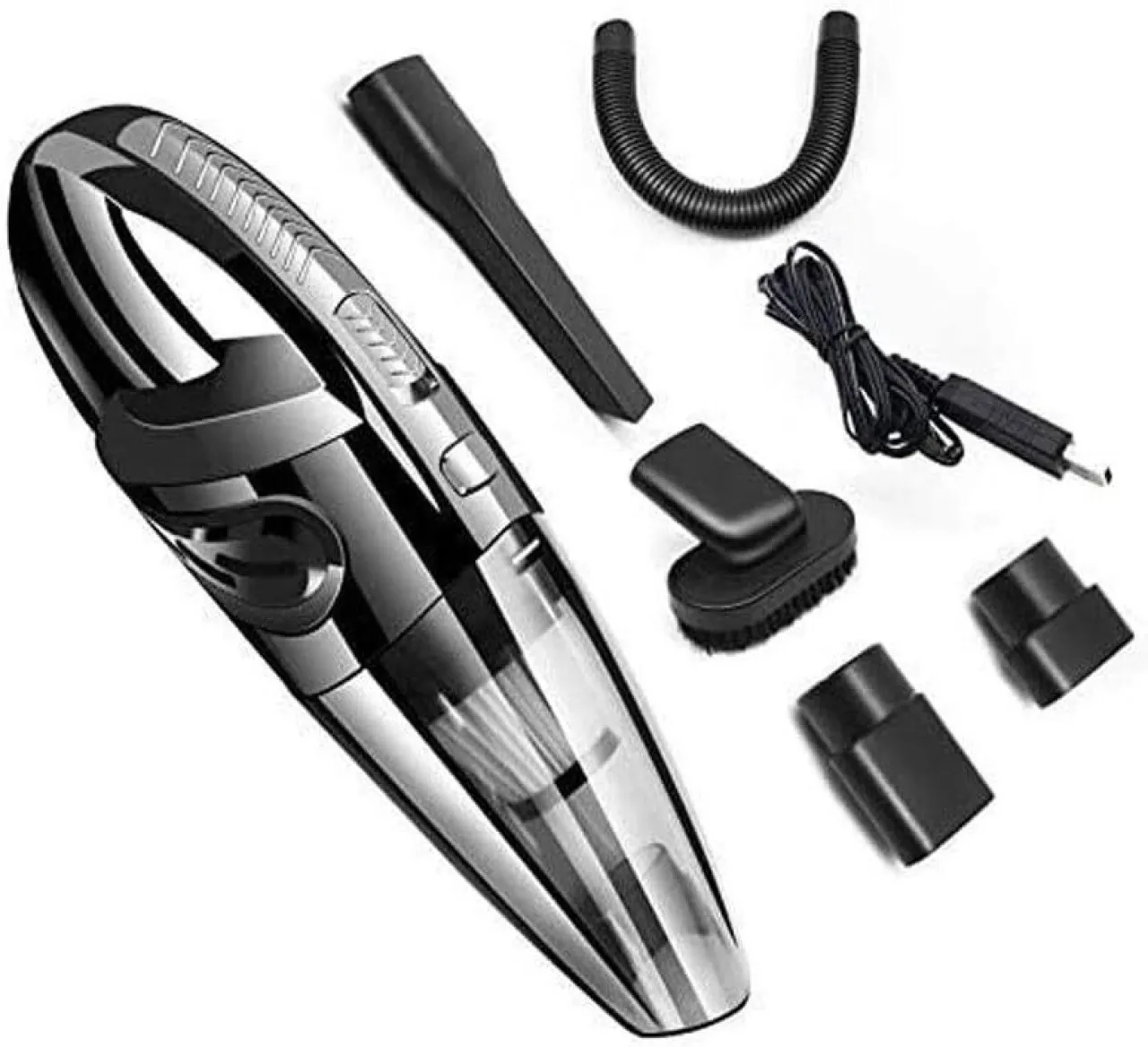 Linglian 120W Handheld Vacuum, Car Vacuum Cleaner, Powerful Suction Portable Vacuum Cleaner for Hom…