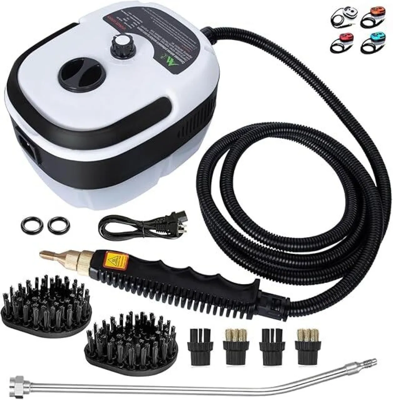 Generic 2500W Handheld Steam Cleaner,High Temperature Pressurized Steamer for Cleaning Wet & Dry Cl…