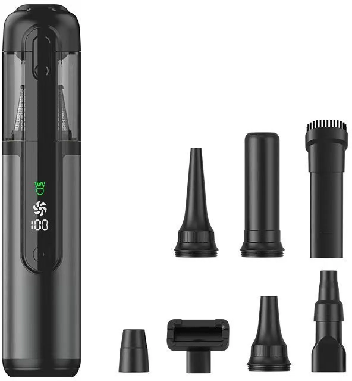 Linglian Portable Car Vacuum Cordless, 18000Pa 4-in-1 Suction Power Mini Vacuum Cleaner, 120W Brush…