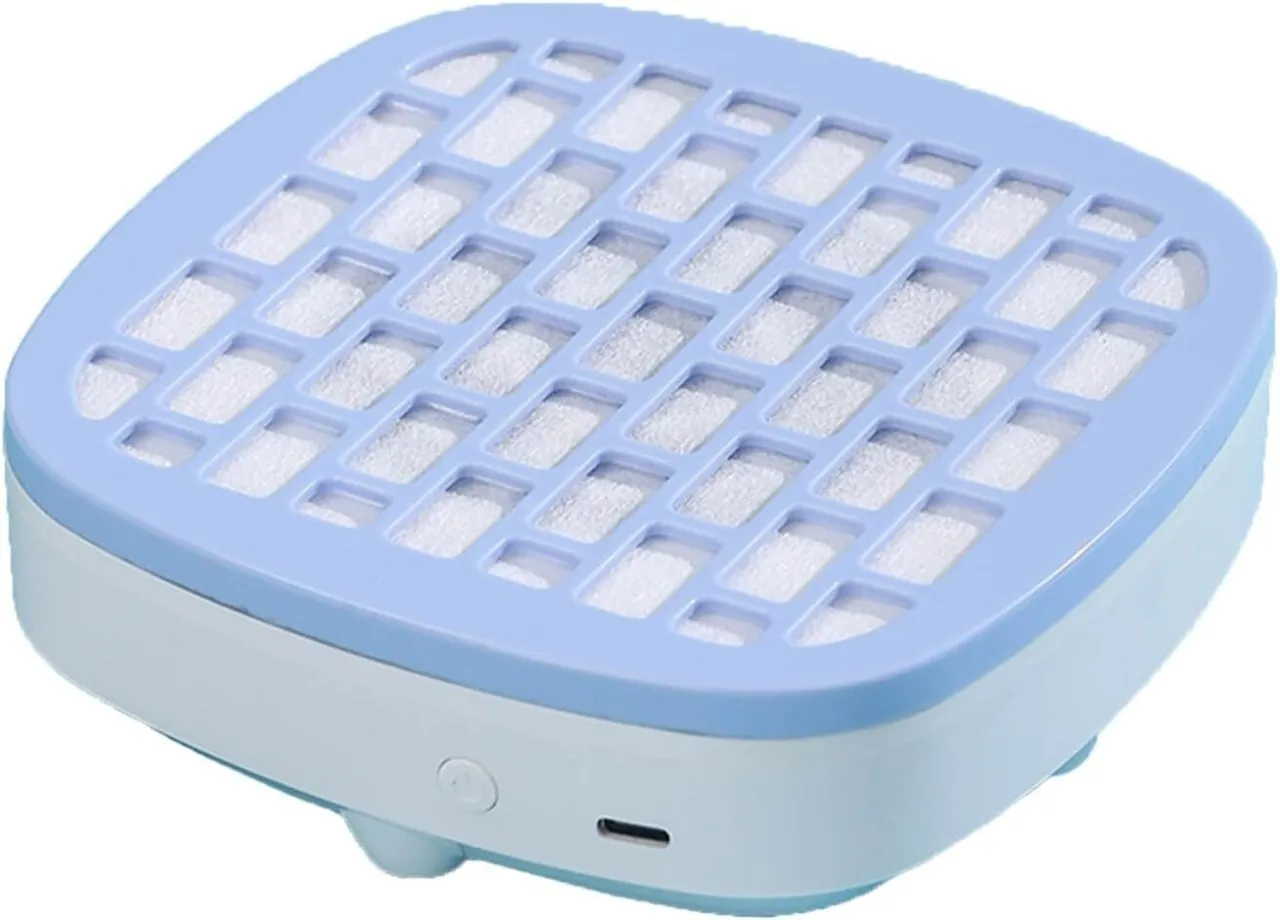 SHIJIN Portable Nail Dust Collector USB Powered Mini Desktop Vacuum with Filter Pad Adjustable Suct…