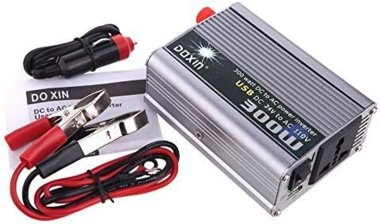 Zuosheng 300W Watt Car Power Inverter Converter DC 24V to AC 110V USB Adapter Portable Voltage Tran…