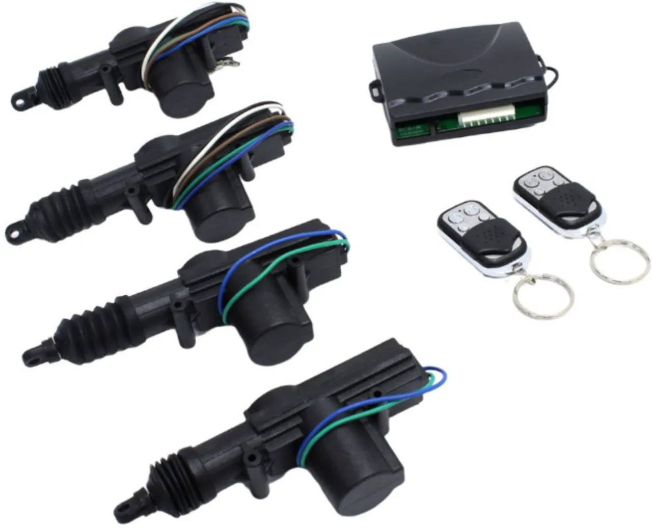 Top Central Door Lock With Remote Hardwire Kit