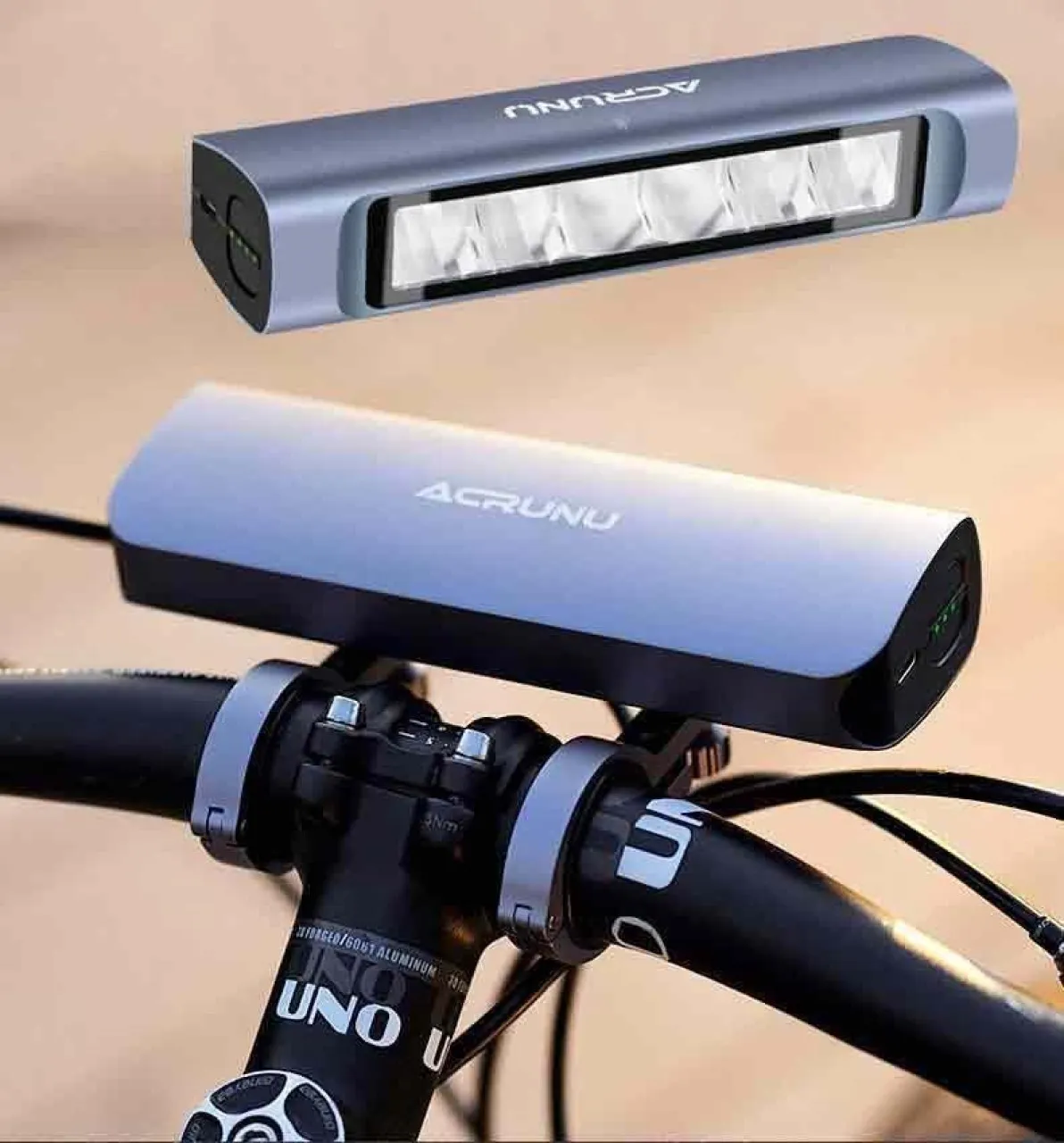 ACRUNU Bright Bike Light for Night Riding 8000mAh USB-C Rechargeable 3400 Lumen Bicycle Light IP67 …