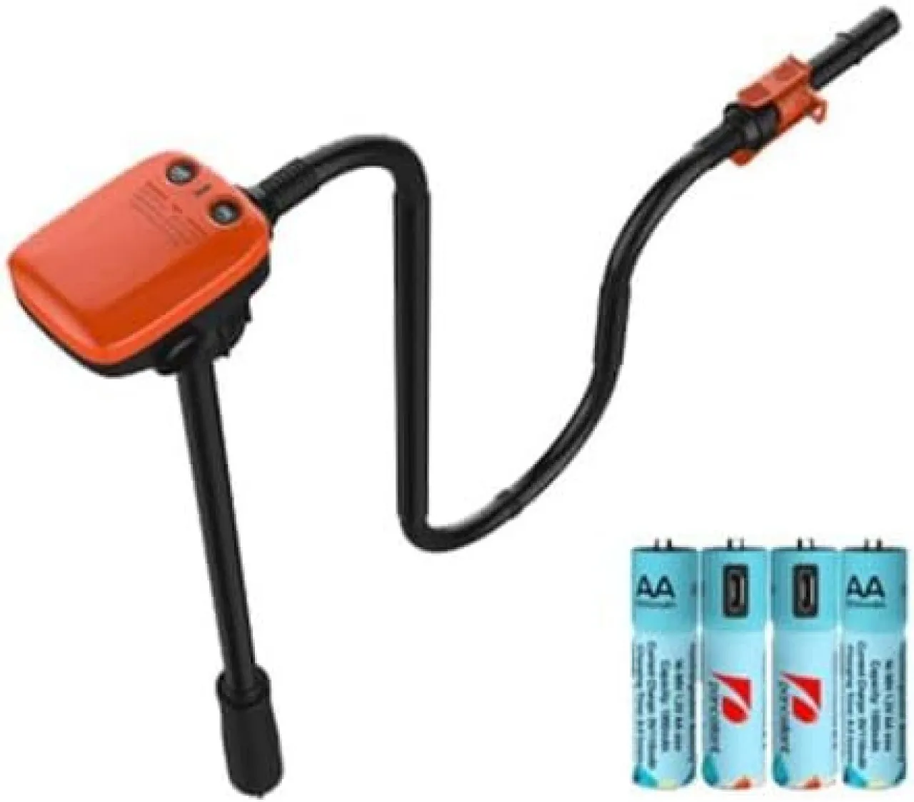 Fariedl Fuel Transfer Pump - Auto Stop Gas/Diesel/Water, 3.1GPM Portable with 3 Adapters (51" Hose)…