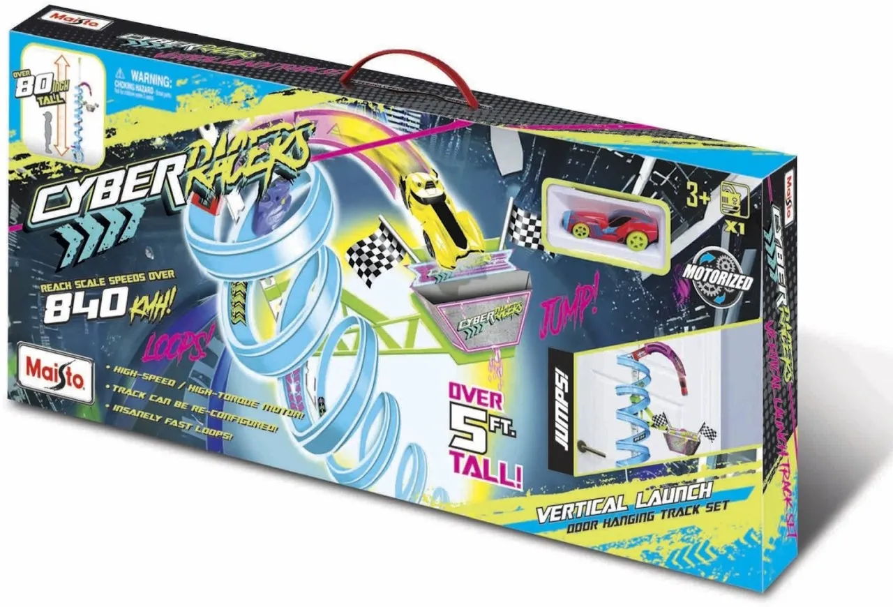 Maisto Cyber Racers Pro Vertical Launch Track Set (1.5m Tall)