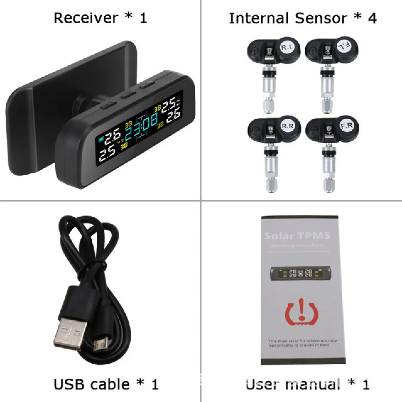 Huanix External-TPMS Sensor Car Tire Pressure Monitoring System Tyre Pressure External Sensors for …